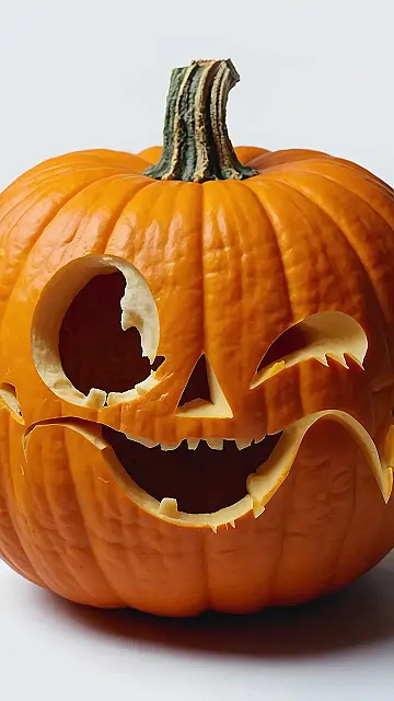 Pumpkin Carving:  Wink, Wink!