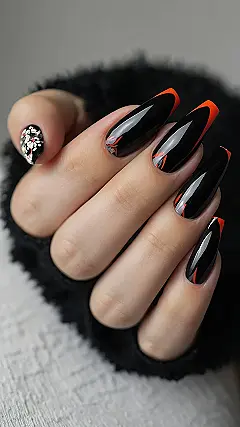 Here’s a title and two paragraphs based on the image and keyword “cute thanksgiving nails”: