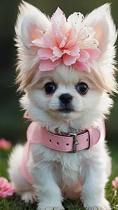 Crimson Puppy Kisses