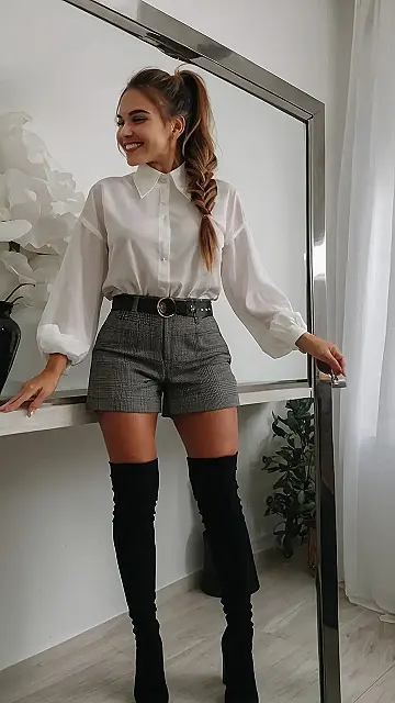 Boots & Shorts: The New Fall Duo