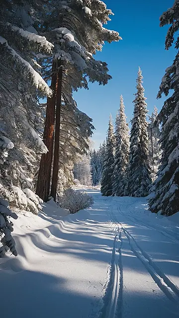 Winter’s Whispering Path:
