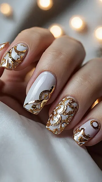 Golden Hour Nails