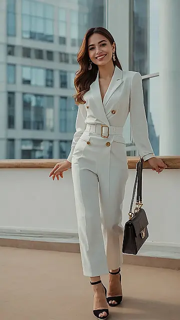 White Hot:  A Jumpsuit for the Win!: