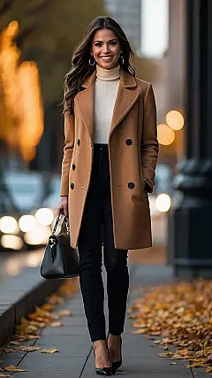 Fall Fashion Goals:  Cozy Chic for a Night Out!