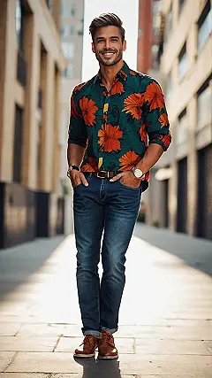 Denim & Blooms