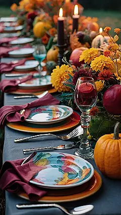 Gobble ’til You Wobble: Thanksgiving Tablescapes That Will Make You Drool