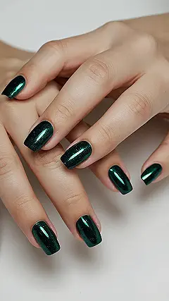 Seriously Green Nails