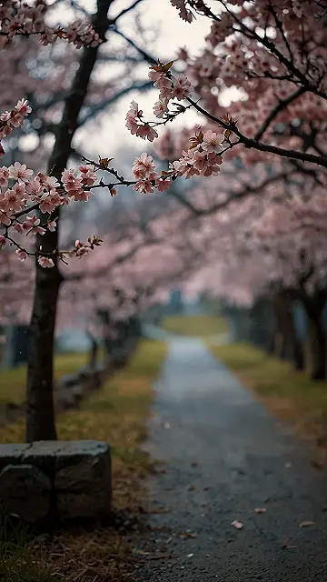 Sunset Sakura Glow