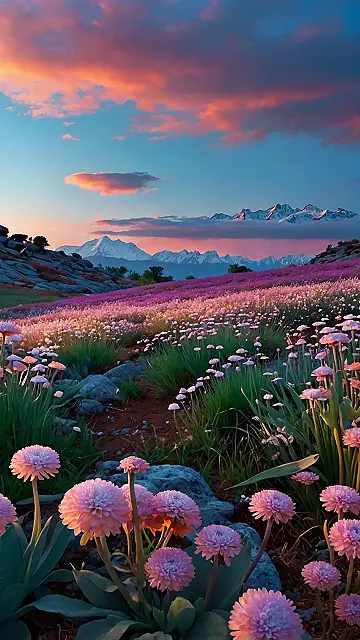 Serene Sakura Skies