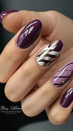 Golden Violet Glamour