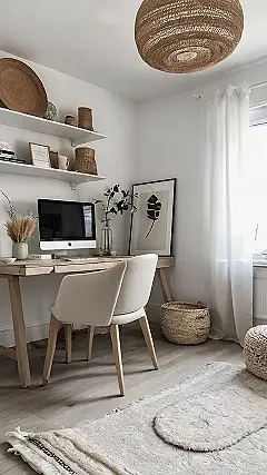 Chic Workspace: Scandinavian Home Office