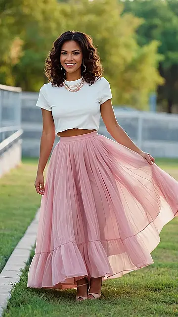 Rocking Pink: Skirt Edition