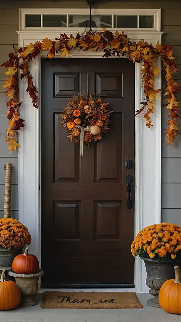 Fall’s Whisper: Doorside Delight