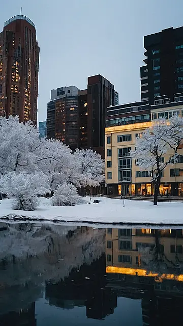 Frozen Cityscape