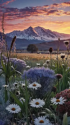 Sunset Flower Power