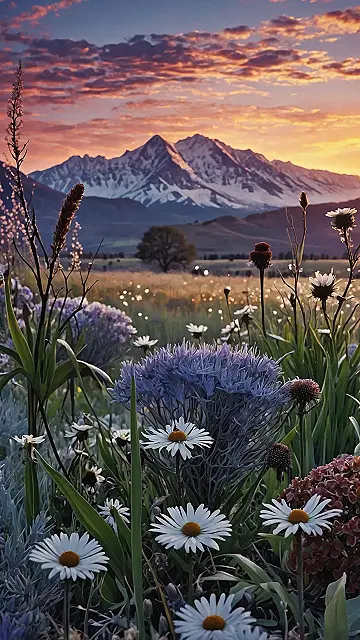Sunset Flower Power
