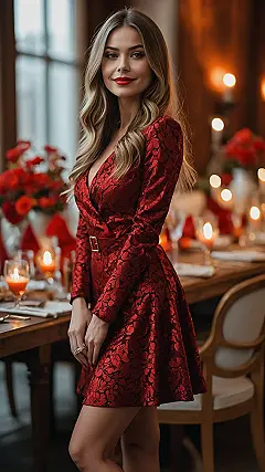 Effortless Red Glamour