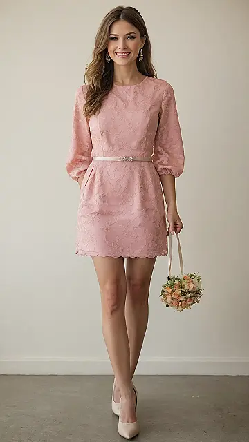 Lace & Leatherette Mini