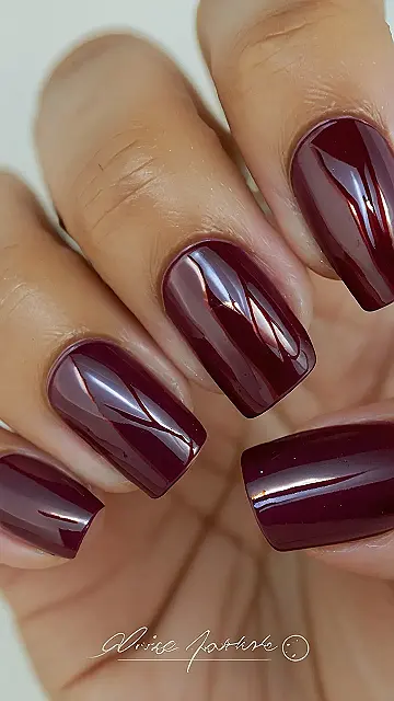 Velvet Merlot Manicure