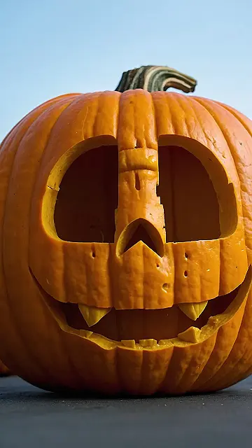 Pumpkin Perfection: A  Smile That Bites!
