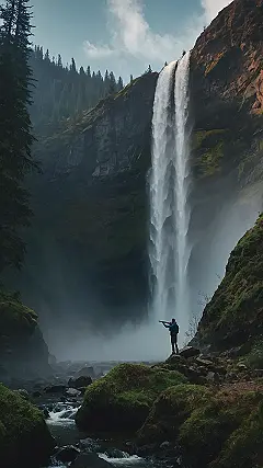 Waterfall Wonders Wallpaper