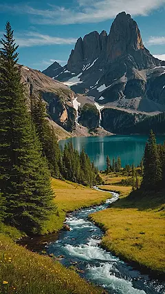 Emerald Riverscape