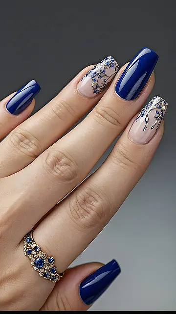 Blue Nail Bliss