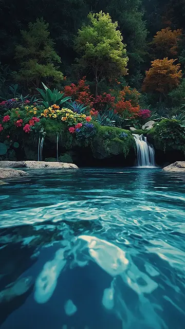 Waterfall Wonder Wallpaper