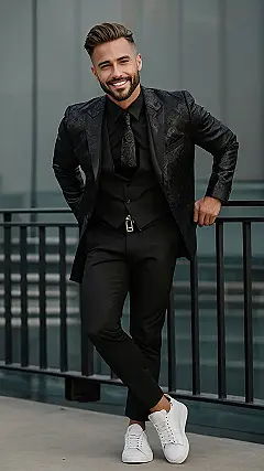 Suited Up, Undone: Casual Winter Style