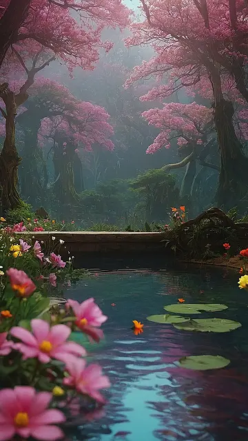 Sunset Bloom Symphony