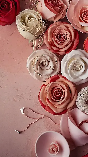 Crimson Kisses Wallpaper