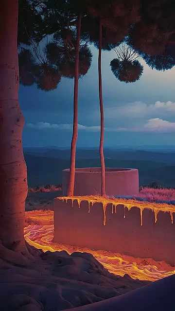 Palm, Pink, Awesome: