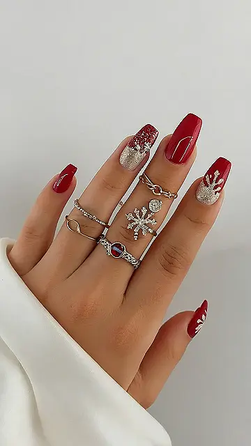 Elegant Holiday Nails
