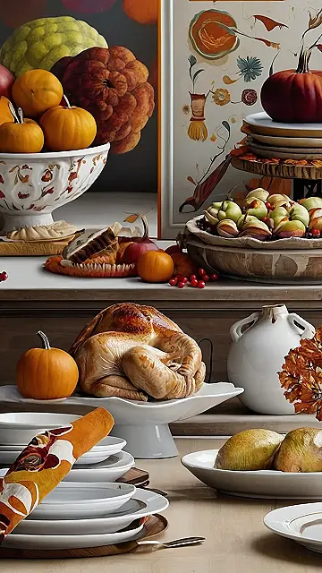 Thanksgiving Feast Wallpaper