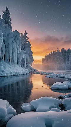 Here’s a catchy title and two paragraphs suitable for a ninth-grader, based on the image and keyword “winter in Europe wallpaper”: