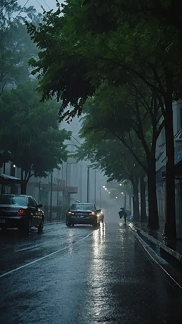 Drizzling Driveway