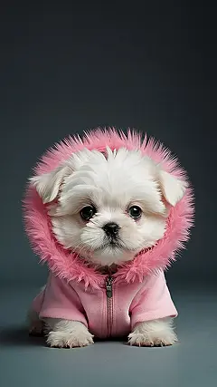 Pink Pup Fluffzilla