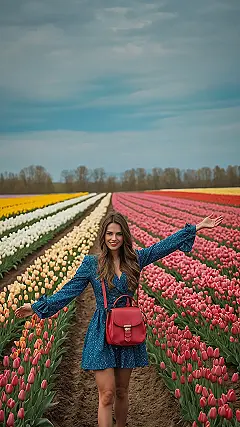 Blooming in Style at the Tulip Farm