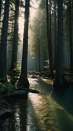 Sunbeams and Stream Secrets: