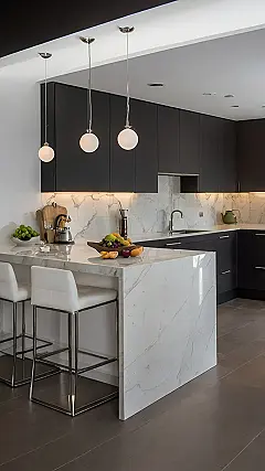 Marble-ous Kitchen Makeover!: