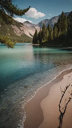 Lush Vistas and Dreamy Clouds Above