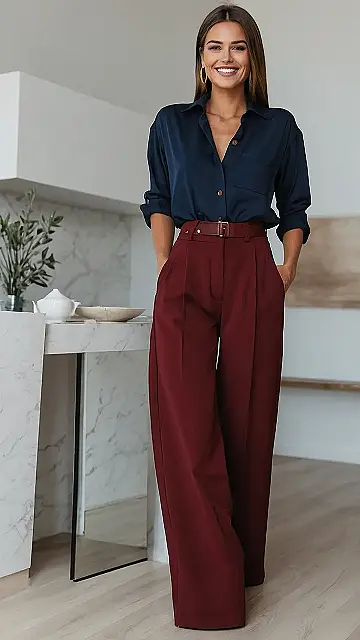 Stylish Burgundy