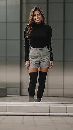 Short Shorts & Tall Boots!