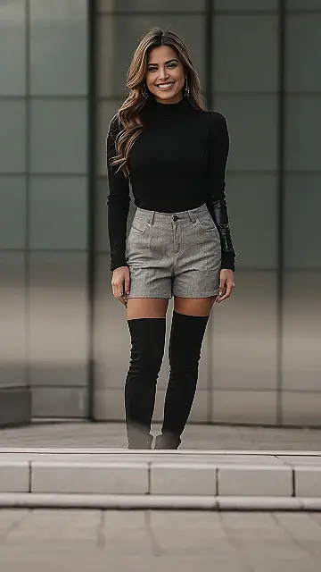 Short Shorts & Tall Boots!