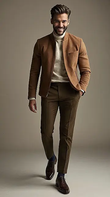 Tan Perfection:  The Suit That Speaks Volumes