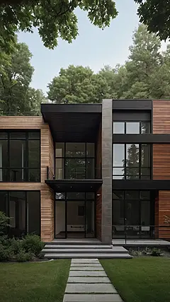 “Modern Minimalist House:  Where Less is More (and the Views are Epic!)”