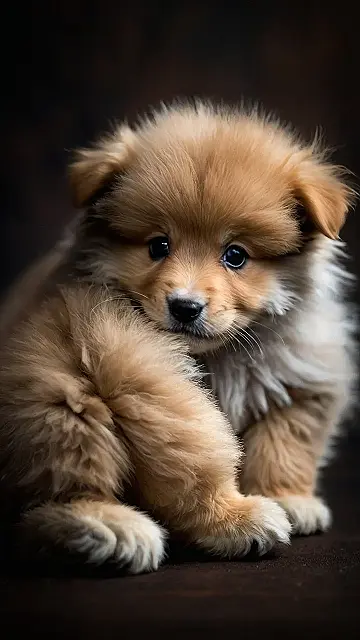 “Puppy Love: This Furry Friend’s Got You Covered!”