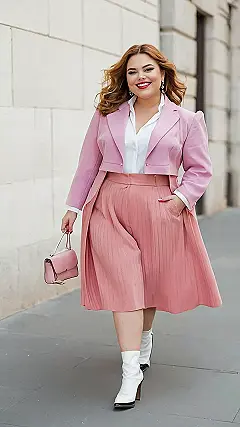 Pink Power: Plus Size Fashion That Slays