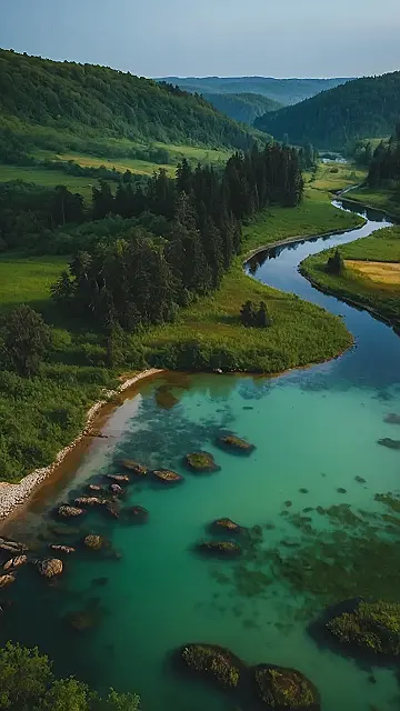 Emerald River’s Edge: