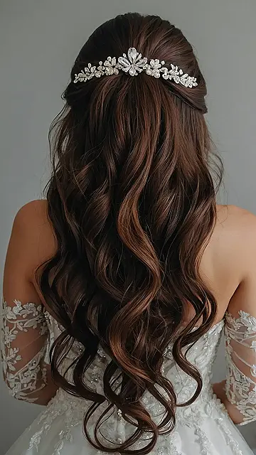Long Hair, Don’t Care:  Bridal Style Inspiration